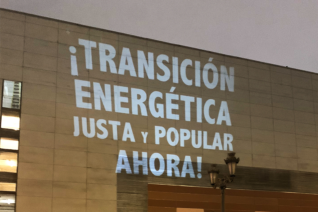 Nos movilizamos exigiendo una transición energética justa y popular